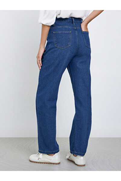 Take Two By Styli Women High Rise Straight Leg Jeans