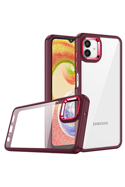 zore غطاء حماية لهاتف جالاكسي A04 من إس إتش آر بي - أحمر