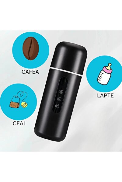 PYKA HOME SHOP Thermal Mug, Automatic Mixing and Heating, Adjustable Temperature, For Car, 420 ml