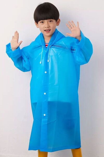 VANCKEY Дощовик-панчо для хлопчиків і дівчаток, водонепроникний