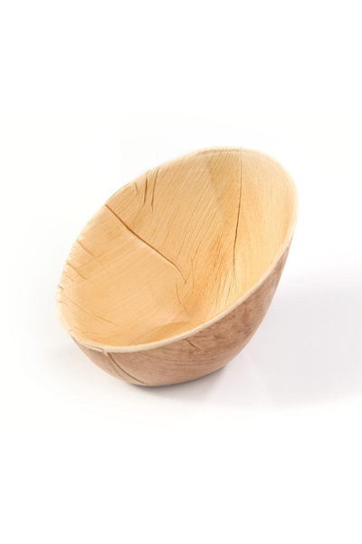 Mank Boluri ovale asimetrice, din scoarță de palmier, 160 ml, 140 x 100 x h84...