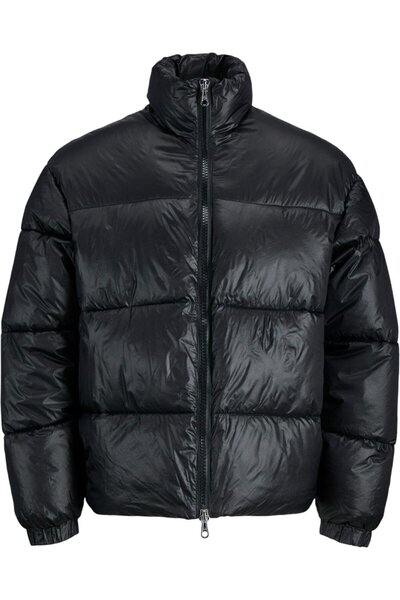Jack & Jones JACK & JONES Χειμερινό Φουσκωτό με κουκούλα - 12283305-Μαύρο
