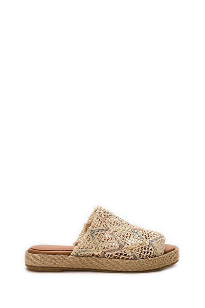LOS SHOES Hakiki Deri Yumuşak Tabanlı Hafif Taba Terlik