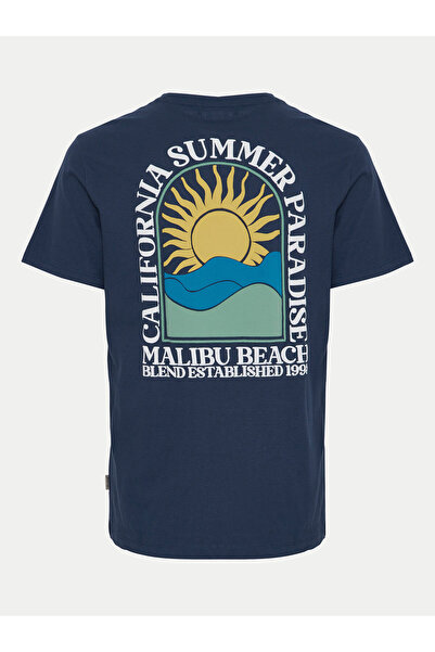 Blend Ανδρικό T-Shirt 20716481 Μπλε σκούρο