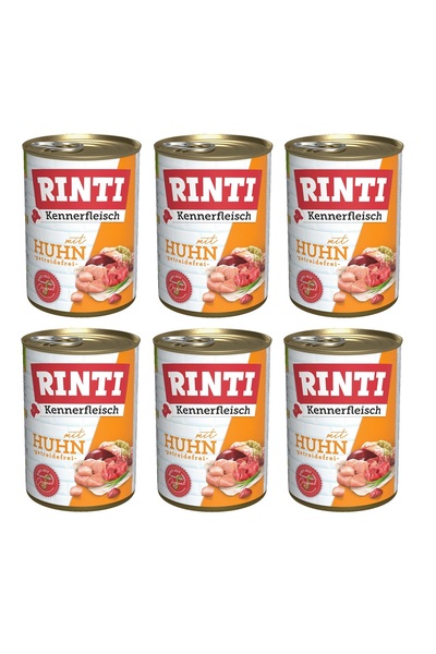 Rinti Tavuklu Gurme Köpek Konservesi 400 Gr. X 6 Adet