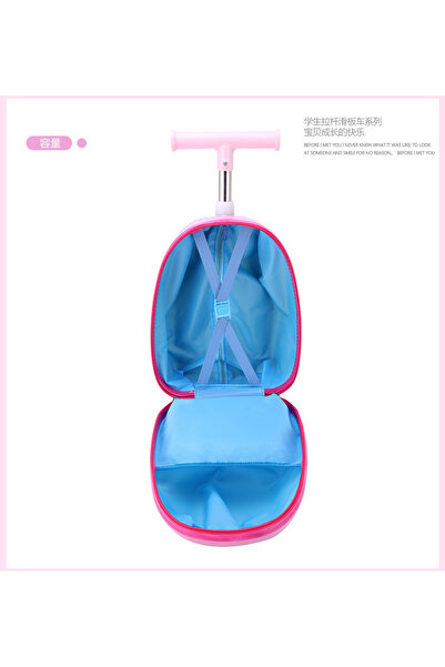 Generic Ride-on Travel Scooter Trolley Bag - Sweet Day Kitty Themed