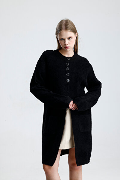 AYMİSS DÜĞME SAKALLI TRİKO CEKET