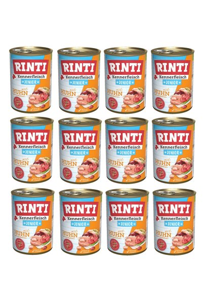 Rinti Tavuklu Gurme Yavru Köpek Konservesi 400 Gr. X 12 Adet