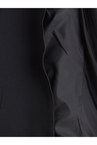 LC Waikiki LCW Vision Siyah Standart Kalıp Gömlek Yaka Erkek Ceket W5IQ91Z8