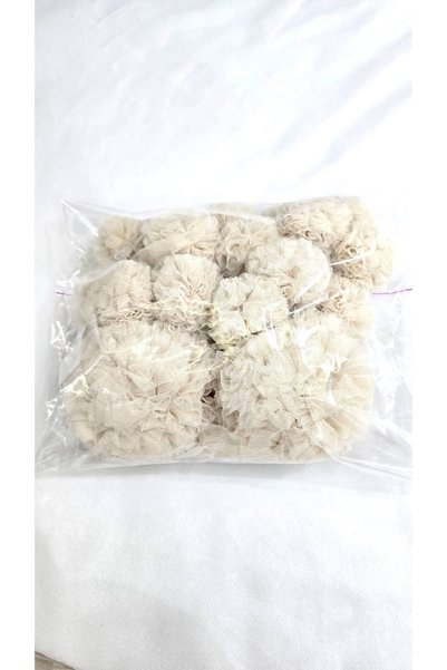 Bila Baby Stqueen Tulle Large 2-Piece Pompom Banner Baby Cream (Nut)