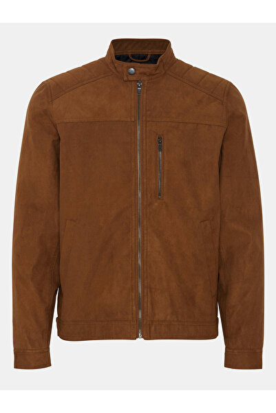 Blend Ανδρικό Δερμάτινο Μπουφάν 20716626 Καφέ