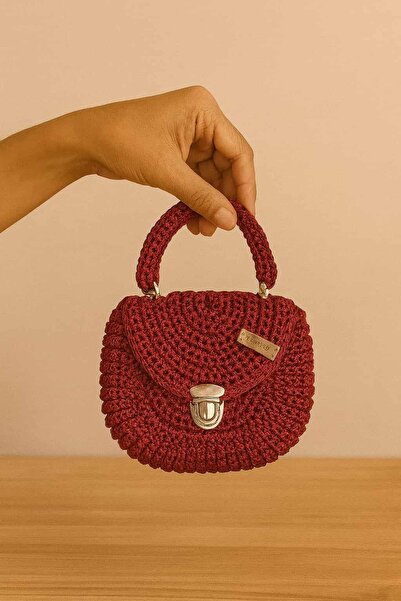 Ada Kostüm Tasarım Scarlett Burgundy Handbag