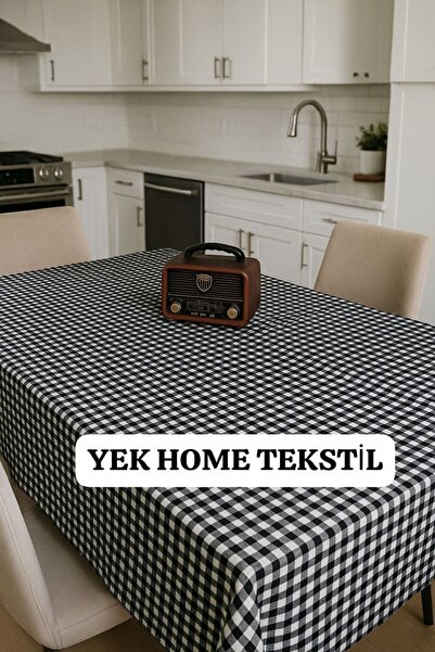 yek home tekstil evinizin her yerinde Lux Piti Karirano Tkanina za stolnjak