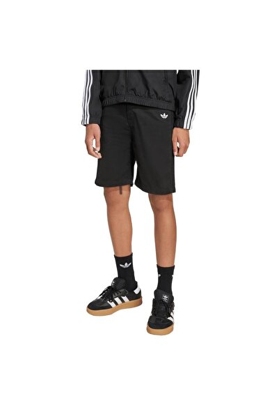 adidas Children's Black Shorts Twill Shorts Jx3887
