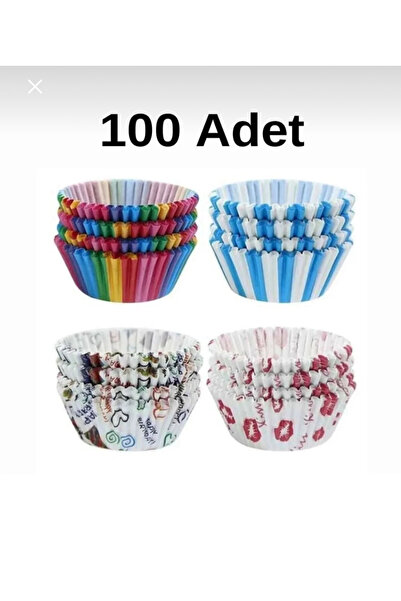 MİMOZA PARK 100 Adet Kağıt Kek Kapsülü | Muffin Cupcake Kek Kapsülü | 100'lü ...