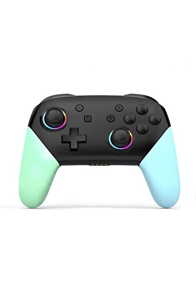 CRK TECH Switch Ns Pro Controller Uyumlu RGB Işıklı Gamepad – PC / Android / ...