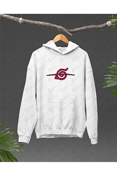 Nulivez هوديي كبير الحجم للجنسين مطبوع بتصميم ناروتو عالي الجودة