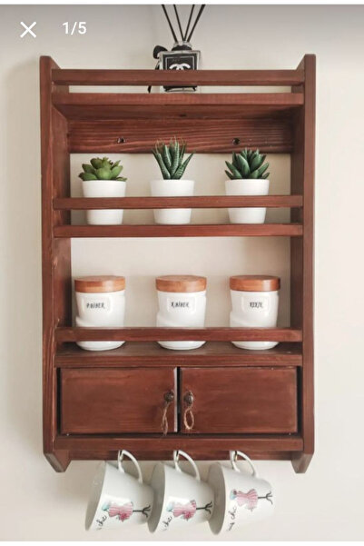 Picco Wood Ahşap baharatlık terek(56*35*8.5)