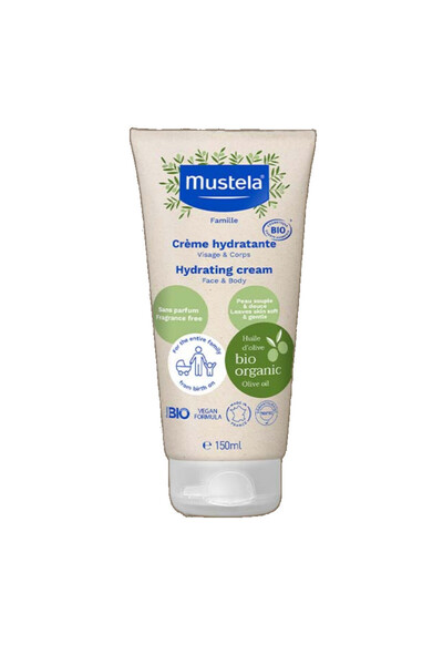 Mustela Moisturizing Cream for Face and Body, 150 ml