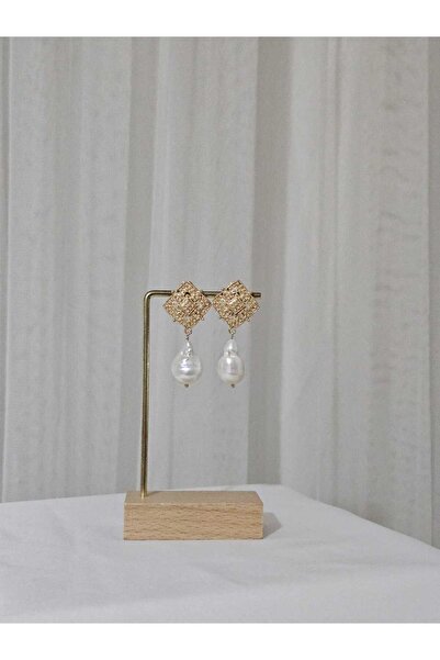 İNCİORA JEWELRY DUBAİ TARZI BÜYÜK DOĞAL GERÇEK BAROK İNCİ KÜPE