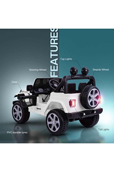 ALBADER Electric Ride On Car Hummer Jeep, Electric Car For Kids, Electric Kids Ride on to Drive