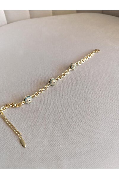 RP COMPANY PREMIUM VIP SERİ ZİRKON TAŞLI, NAZAR BONCUKLU BİLEKLİK