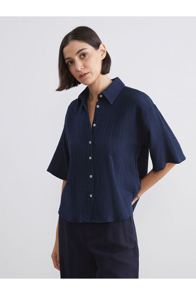 LC Waikiki Quality Pieces from Çelebi Store Textured Women's Shirt