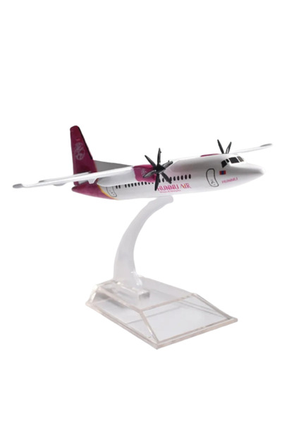 OEM Machetă de avion Hunnu Air FK-50, metal, 14 cm, scară 1:400