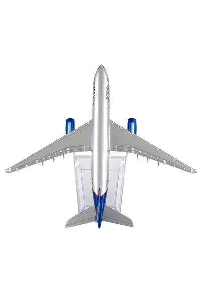 OEM Machetă de avion Aeroflot Airbus A330, metal, 16 cm, scară 1:400