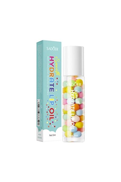 SADOER Macaron Lip Balm, Moisturizing, Repairing, Transparent, 5ml