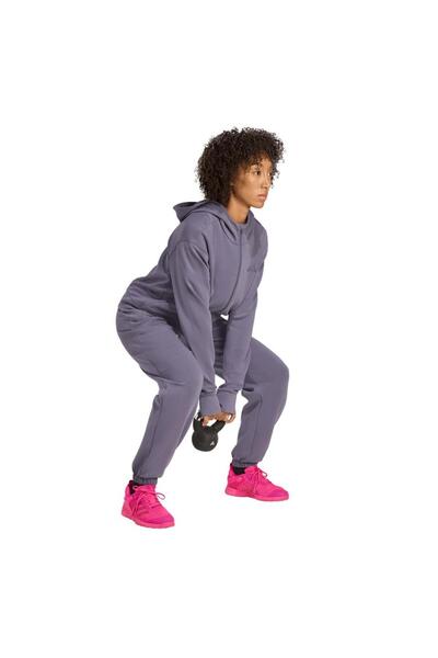 adidas Γυναικείο Μωβ Μπουφάν D4T FZ HOODIE JX7310