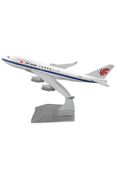 OEM Machetă avion Air China Boeing B787, metal, 16 cm, scară 1:400 - RZ87