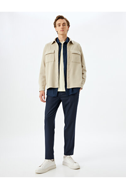 Koton Béžová pánská bunda pro dospělé 5Wam50017Hw