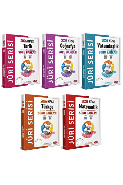 Bi bigelio Data 2026 KPSS Genel Yetenek Genel Kültür Jüri Soru Bankası 5 li Set Data Yayınları