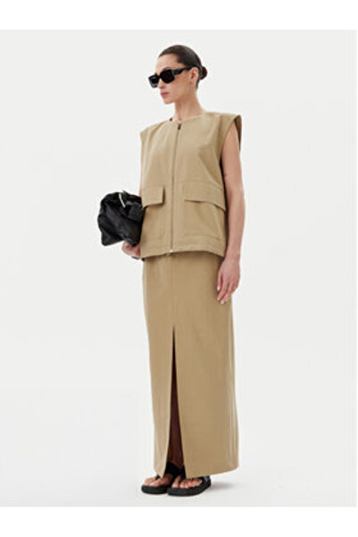 Birgitte Herskind Γυναικεία Φούστα Μίντι 5532150 Χακί