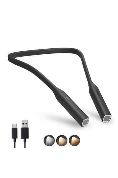 VIELLAN Lampă de citit pentru gât, VIELLAN, luminozitate reglabilă, funcție d...