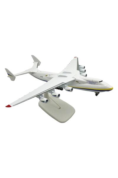 OEM Machetă de avion Antonov Mriya AN-225, metal, 20 cm, scară 1:400