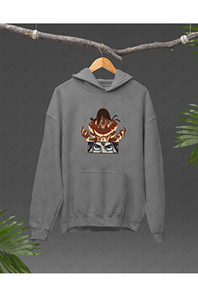 Nulivez هودي كبير الحجم للجنسين بتصميم أنيمي أتاك أون تايتن مطبوع عالي الجودة