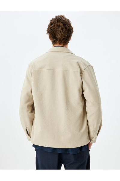 Koton Béžová pánská bunda pro dospělé 5Wam50017Hw