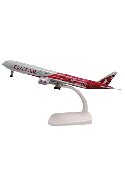 OEM Machetă de avion Qatar Airways Boeing B777, Cupa Mondială FIFA, 20 cm, 1:250