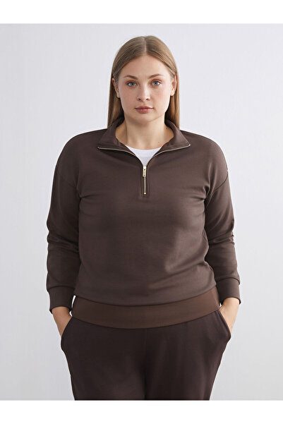 LC Waikiki Sparkling Choices from Shining Store | High Neck Women's Sweatshirt
