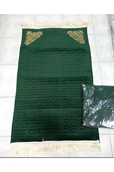 Gerenic سجادة مع شرشف صلاة روز مفتوح بدون خياطه