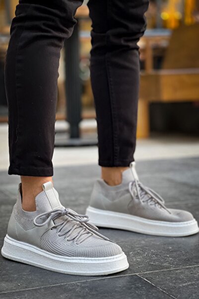 Zerenyus Fusion Knitwear Άνετα Ανδρικά Αθλητικά Παπούτσια Ανθρακί