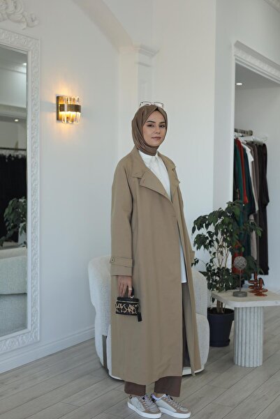 QOOQ STORE QOOQ Bej Trench 26fw612