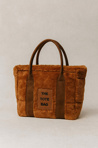 Piovere Borsa Karamel Dokunuş Tote El ve Omuz Çantası