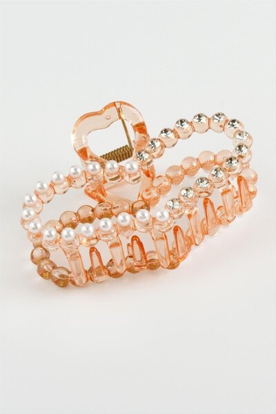 nolva Heart Pearl Stone Latch Buckle 8 cm