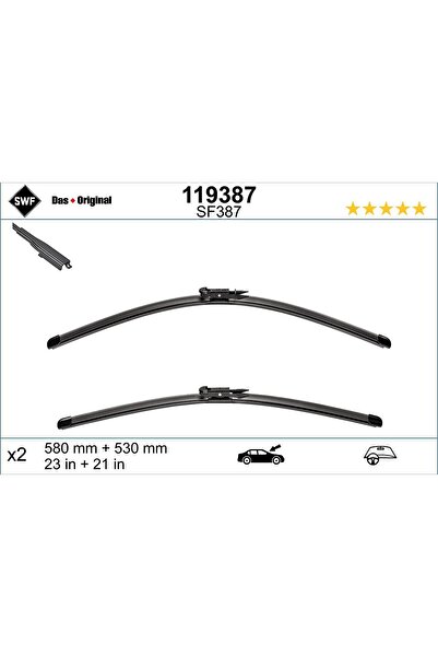 SWF Lamelă ștergător SWF, cod 119387