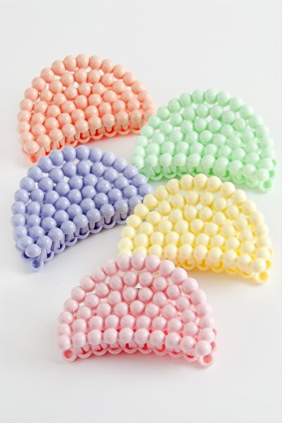 FREEDOM STOREE مشبك أوتاد ملون بيضاوي مقاس 8 سم قطعة واحدة