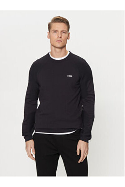 BOSS Ανδρικό Πουλόβερ 50498519 Μπλε Σκούρο Μπλε