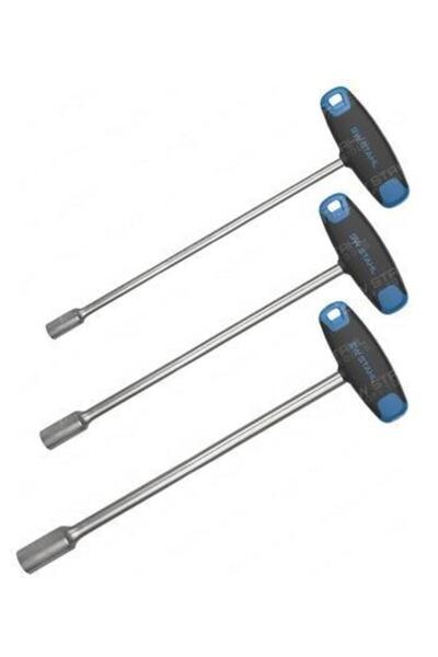 SW-Stahl Set de 3 șurubelnițe SW02052L, cu mâner în T și cap magnetic, dimens...